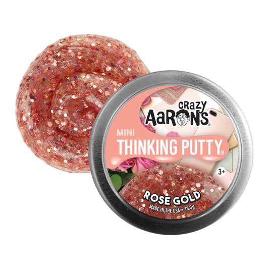 Crazy Aaron's Thinking Putty - Rose Gold 2" Tin