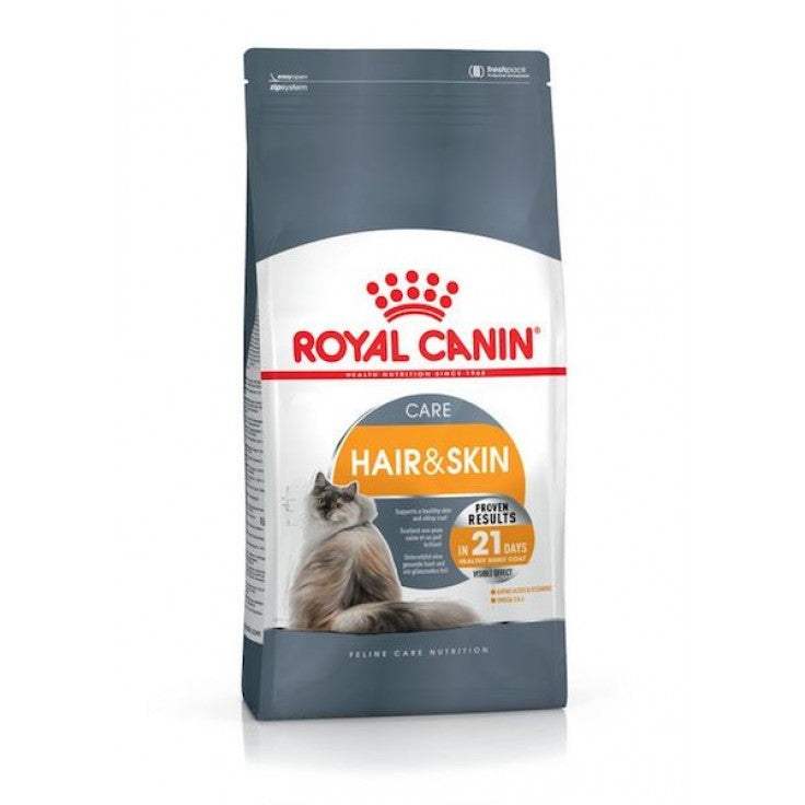 Royal Canin FCN Feline Care Nutrition Hair & Skin Care Cat Food 400gm