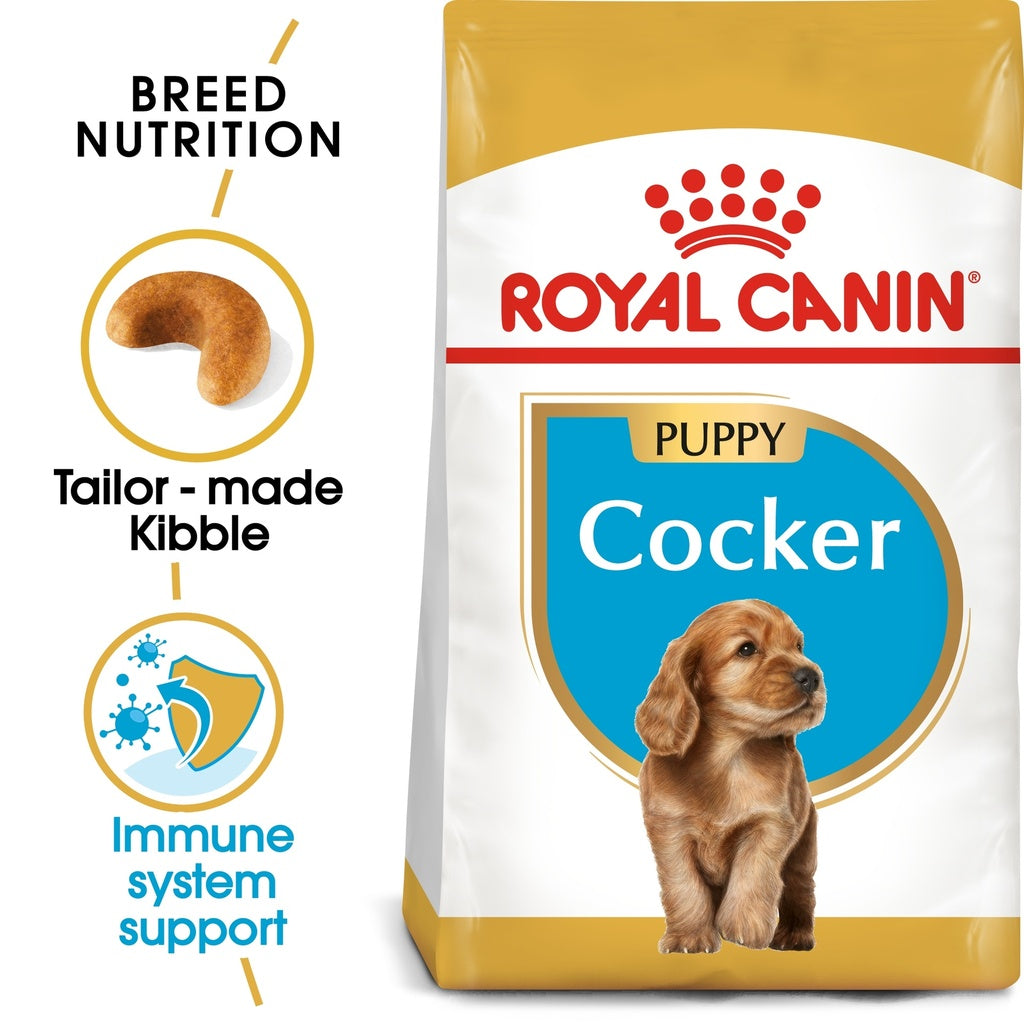 Royal Canin BHN Breed Health Nutrition Cocker Puppy Dog Food 3kg