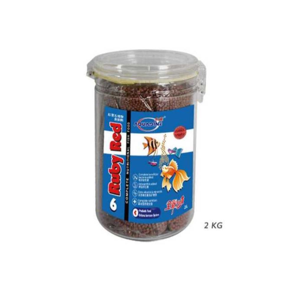 KW Zone Aquadine Ruby Red Pellet Fish Food 2kg