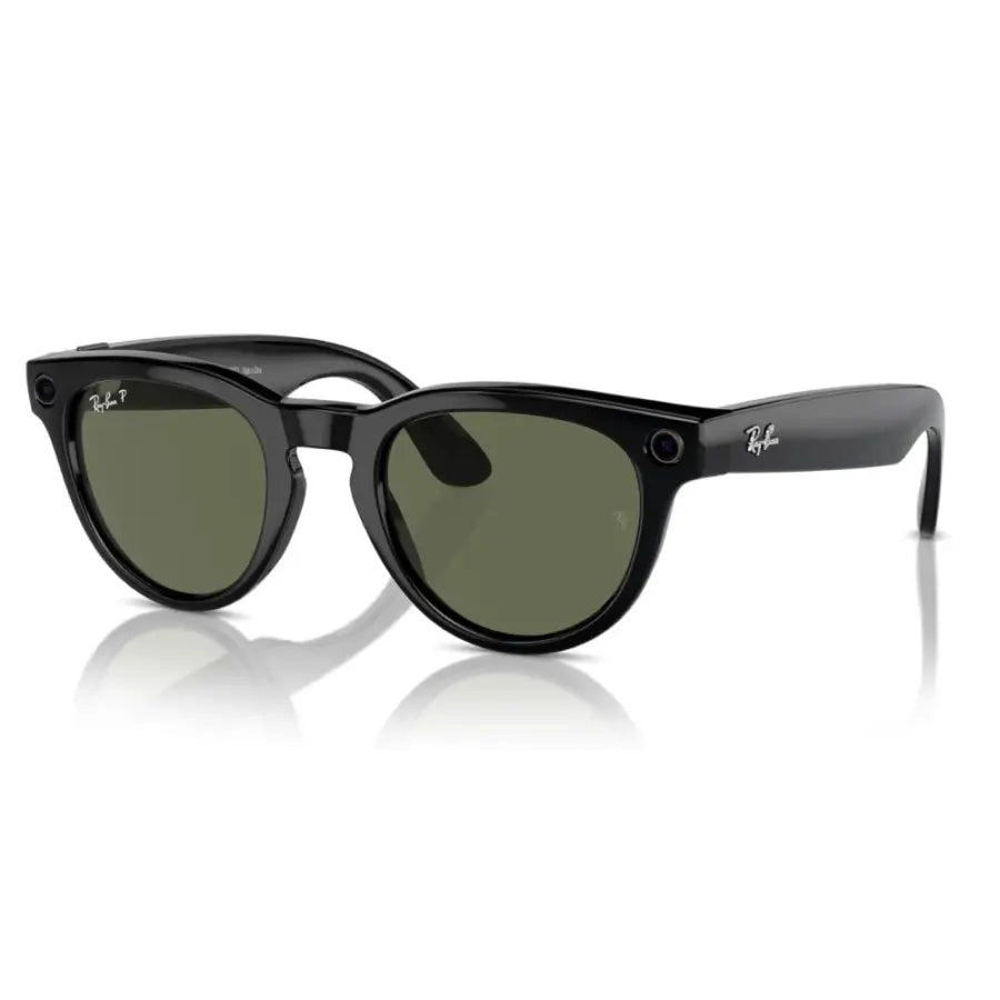 Ray-Ban | Meta Headliner Smart Sunglasses Shiny | Black/Green