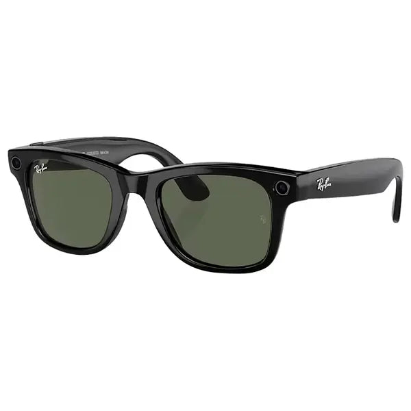 RayBan | Meta Glass Wayfarer | Shiny Black | RW4006