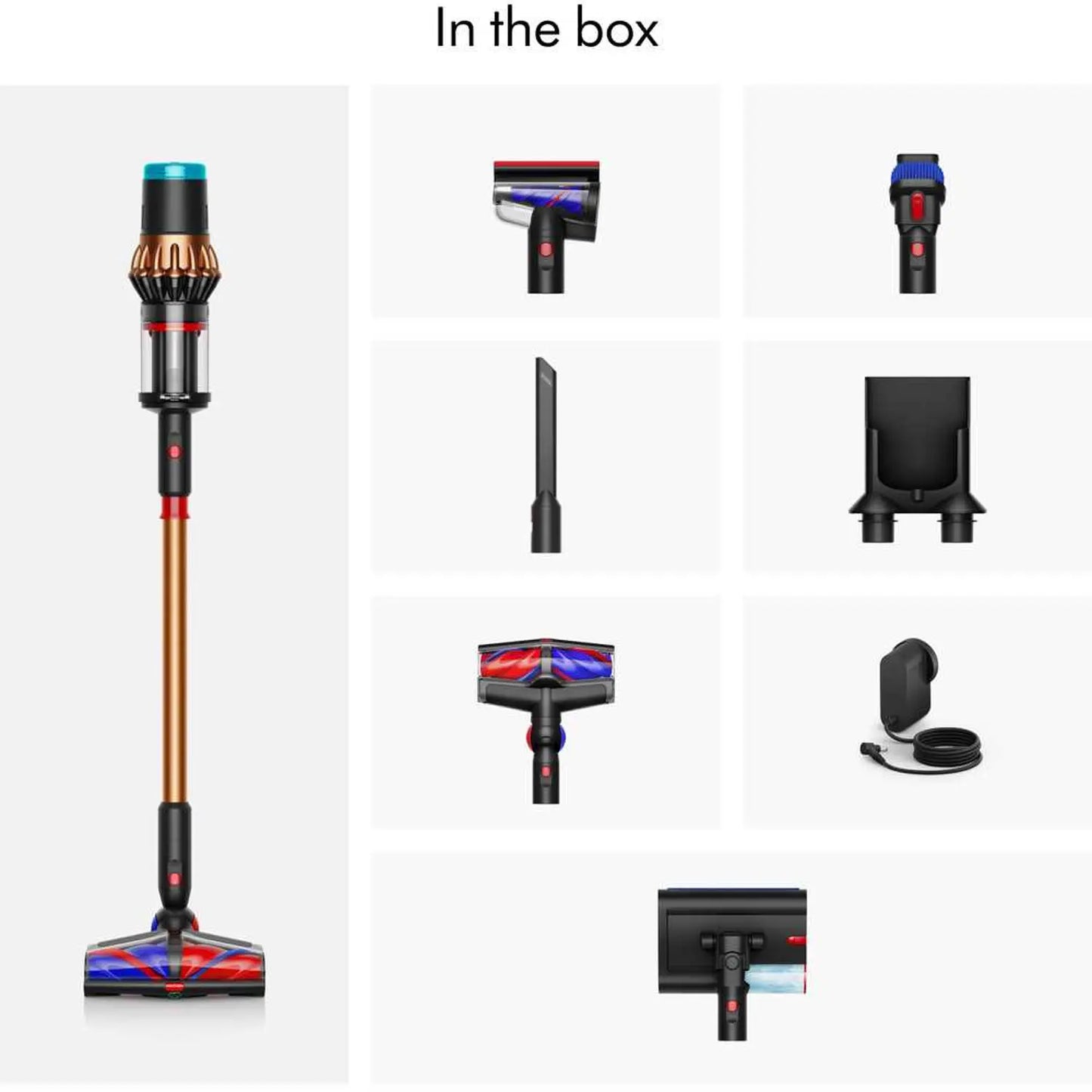 Dyson V16S Piston Submarine Cordless Vacuum Cleaner – Matte Black/Copper