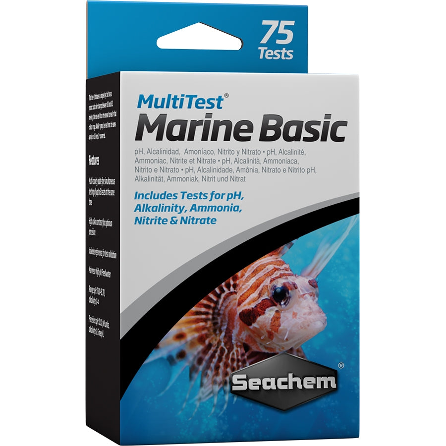 Seachem Multi 75 Test Marine Basic For Fish