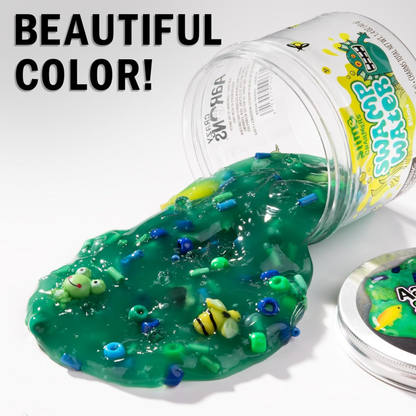 Crazy Aaron’s Slime Charmers - Swamp Water, Raspberry Scented Slime