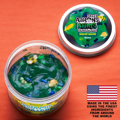 Crazy Aaron’s Slime Charmers - Swamp Water, Raspberry Scented Slime