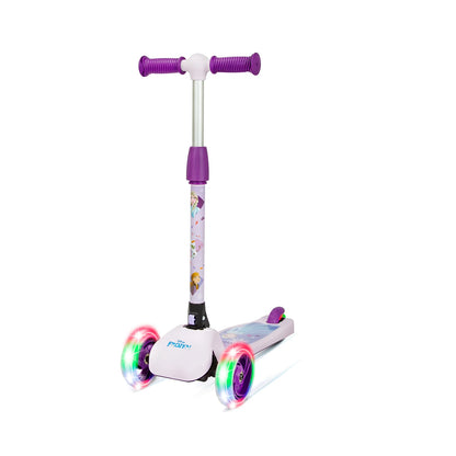 Spartan Frozen 3-Wheel LED Folding Scooter