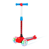 Spartan Spiderman 3-Wheel LED Folding Scooter