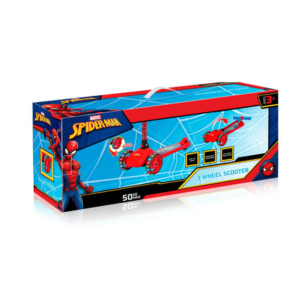 Spartan Spiderman 3-Wheel LED Folding Scooter