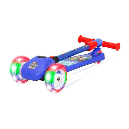 Spartan Paw Patrol Boys 3-Wheel Light Up Scooter