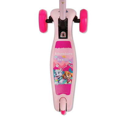Spartan Paw Patrol Girls 3-Wheel Light Up Scooter