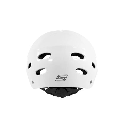 Spartan White Glossy Helmet  - L-58-62cm
