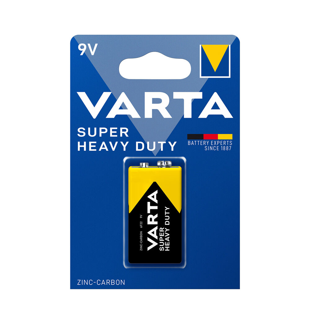 Varta Super Heavy Duty Battery 9V