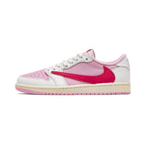 Air Jordan 1 Retro Low OG SP Travis Scott "Sail Tropical Pink"