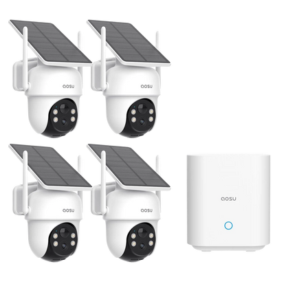Aosu C9C SolarCam D1 Classic 3MP Smart Camera Kit (AS-CAM-C9C4H-SOLCAM-D1)