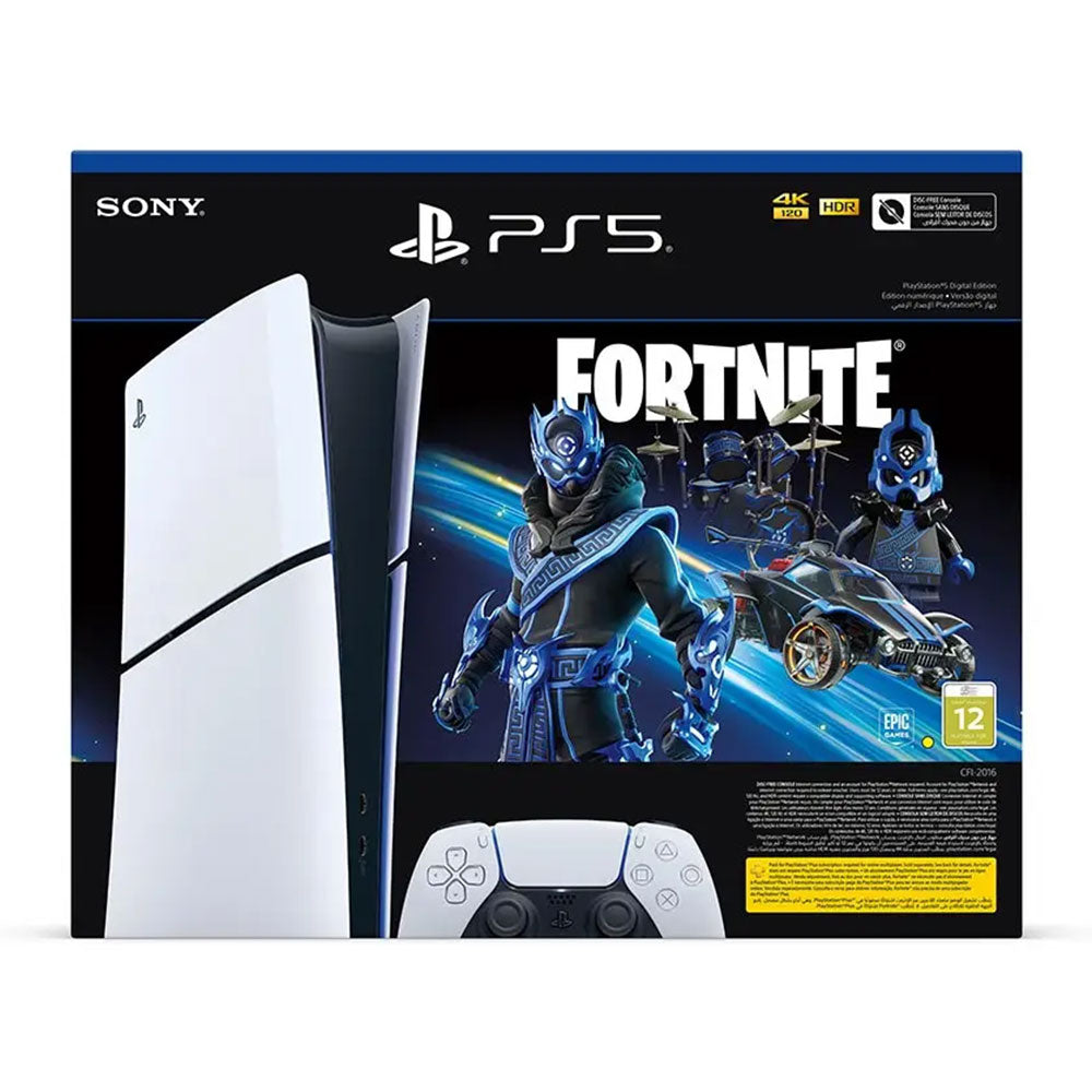 Sony PS5 Slim (Digital) Fortnite Swift Bundle