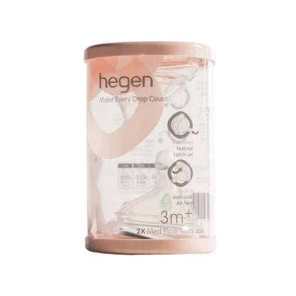 Hegen Teat Medium Flow (2-pack)