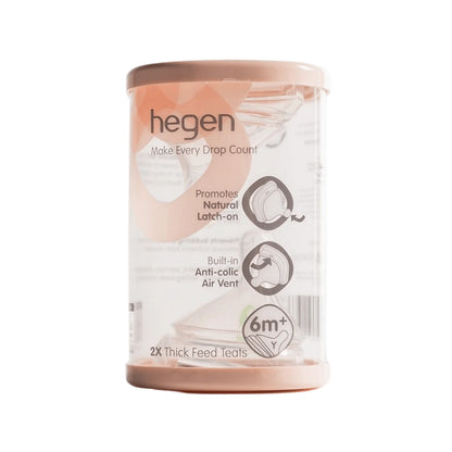 Hegen Teat Thick Feed (2-pack)