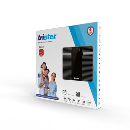 Trister Smart Body Musc Bone BMI Scale- Black