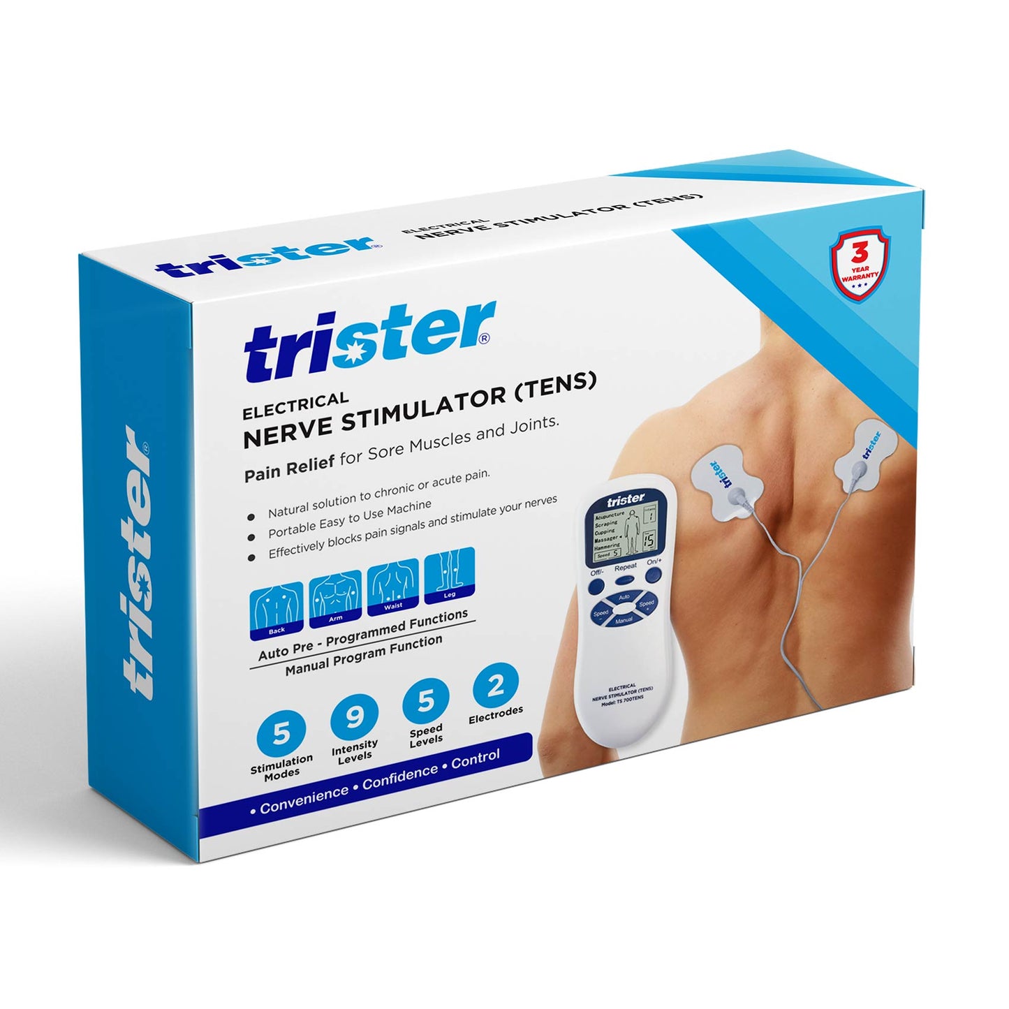 TRISTER TENS Electrical Nerve Stimulator