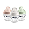 Tommee Tippee - Closer To Nature Baby Bottle, 150 ML, PP, 0 Months +, Pack of 3