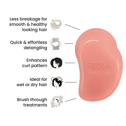 Tangle Teezer The Original Thick & Curly - Orange/Orange