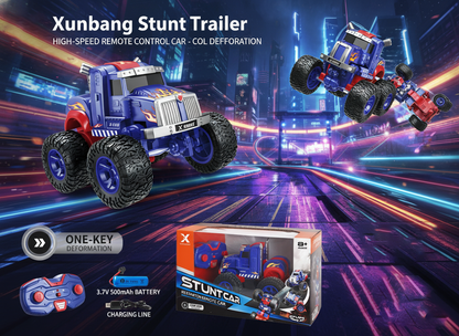 Xunbang Transformer Stunt Blue Car (Optimus Prime)