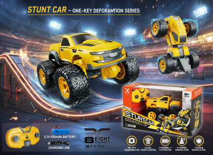 Xunbang Transformer Stunt Yellow Car (Bumblebee)