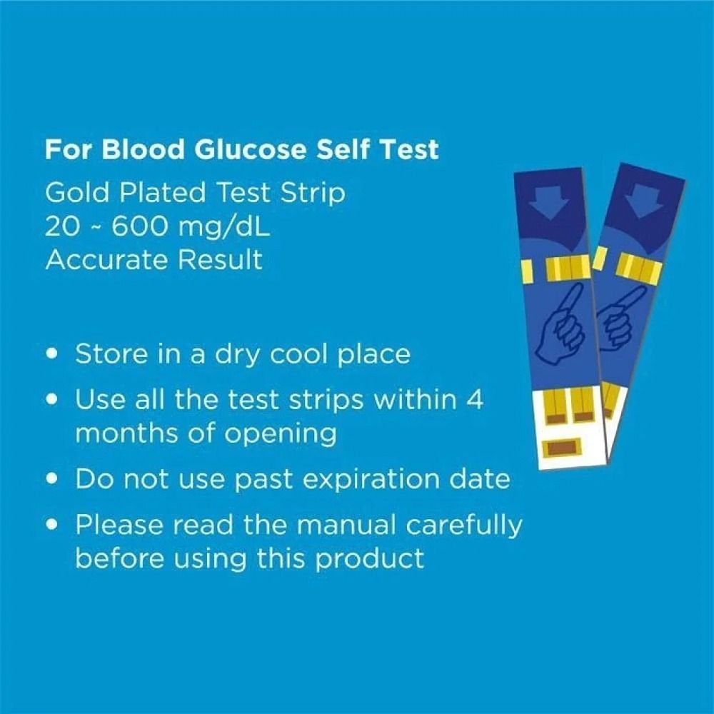 TRISTER Blood Glucose Test Strips - Pack of 50