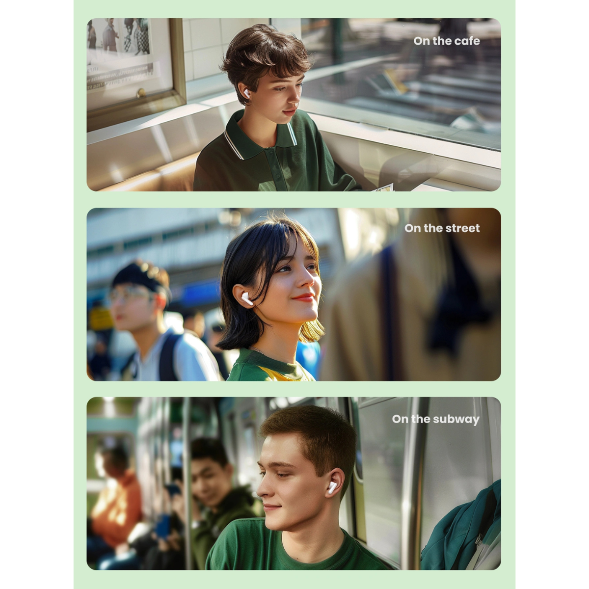 UGreen Hitune P3 True Wireless Earbuds White