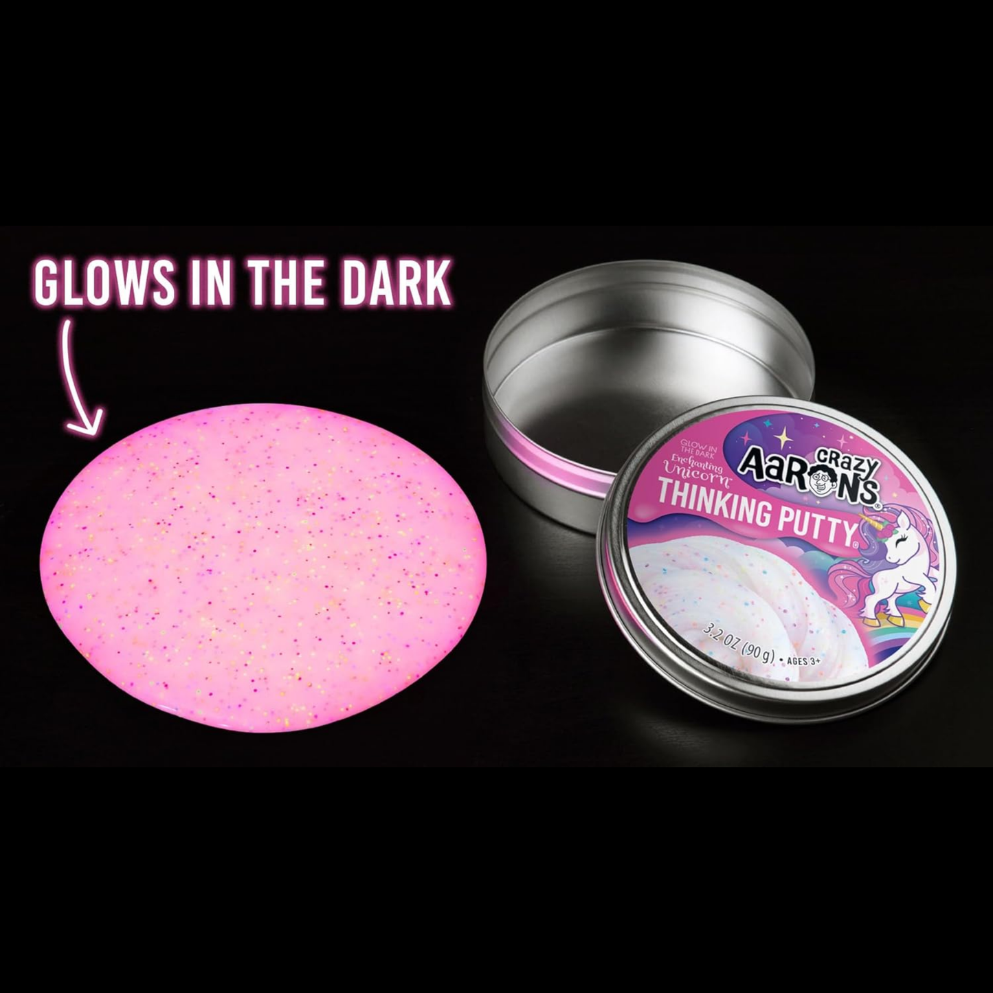 Crazy Aaron's Glowbright Collection - Enchanting Unicorn