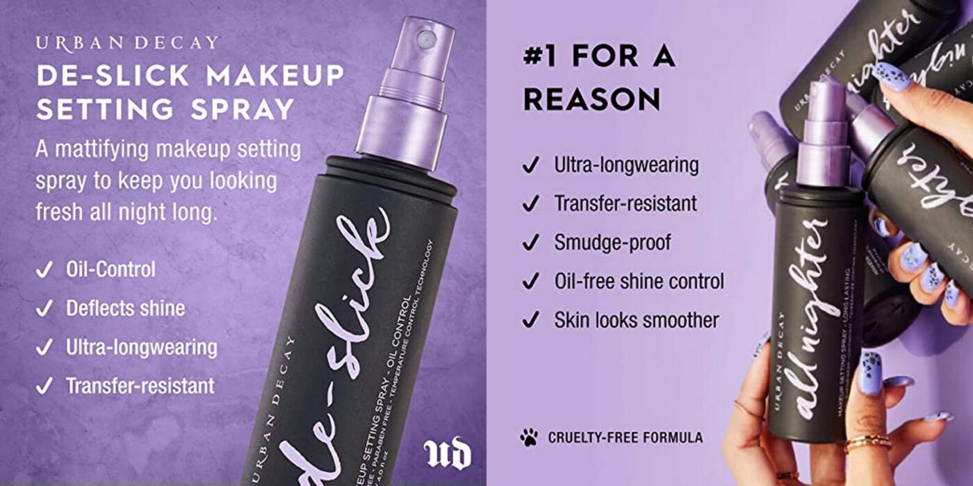 Urban Decay All Nighter Makeup Setting Spray, Long-Lasting 15ml