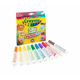 أقلام تلوين قابلة للغسل ذات طرفين من مجموعة Silly Scents Smash Ups من Crayola، 10 قطع