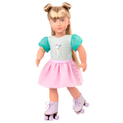 Our Generation Ice Cream Print Shirt Outfit