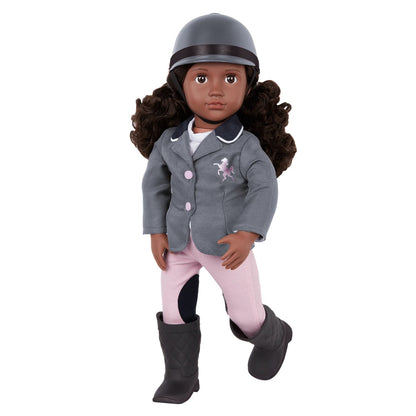 Our Generation Deluxe Rashida Riding Doll With Book