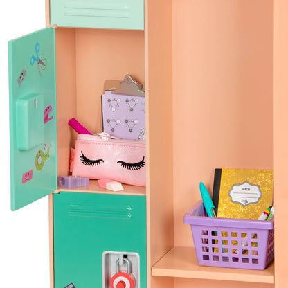 Our Generation Deluxe School Locker Set