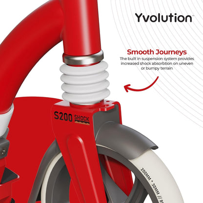 Yvolution 2 wheel Scooter S200 - Red