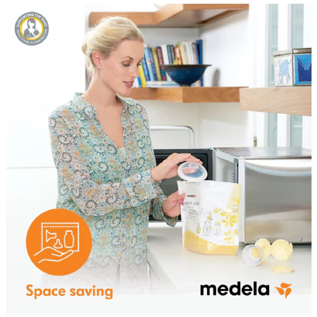 أكياس تعقيم الميكروويف سريعة التنظيف من Medela