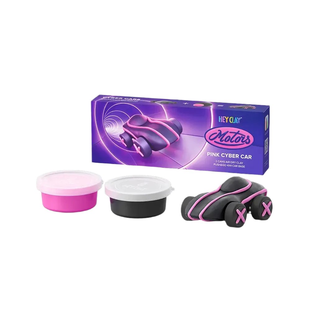 HEY CLAY - Pink Cyber Car, series Motors, 2 cans