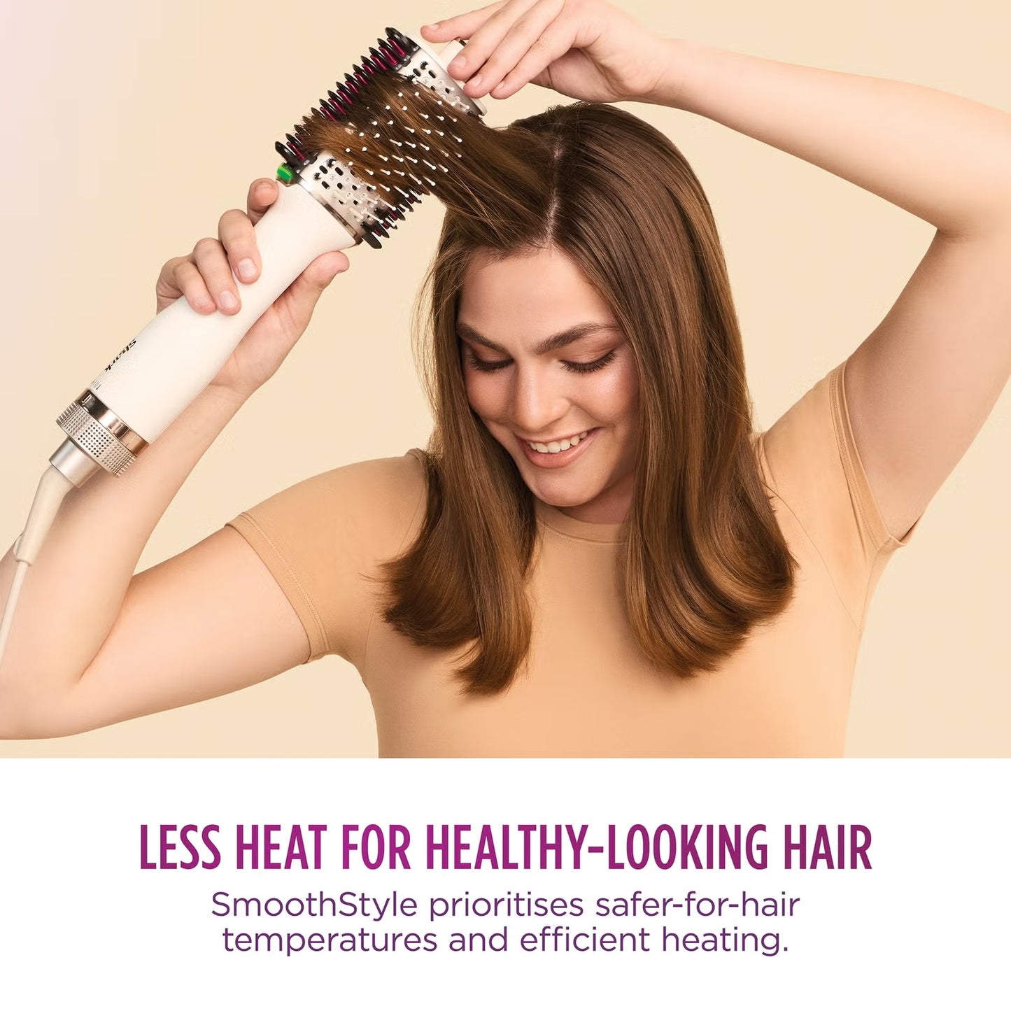 Shark Beauty SmoothStyle Hot Brush and Smoothing Comb