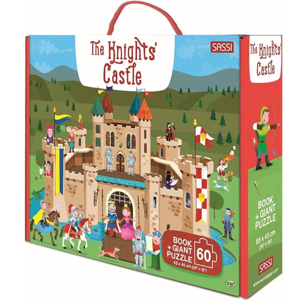 Sassi - Giant Puzzle And Book The Knights' Castle