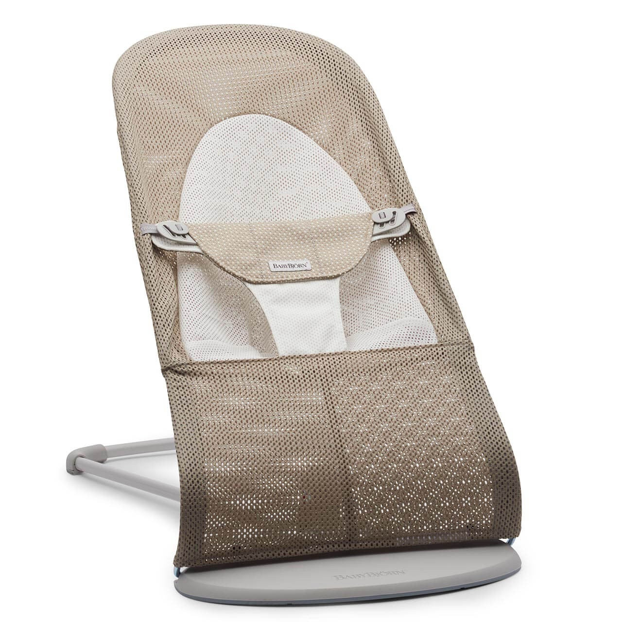 BabyBjorn Bouncer Balance Soft, Mesh, Grey Beige / White