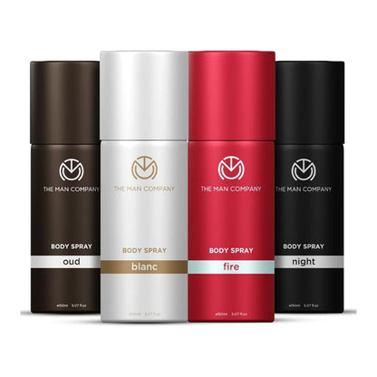 THE MAN COMPANY Body Spray Gift Set - 4x150ml