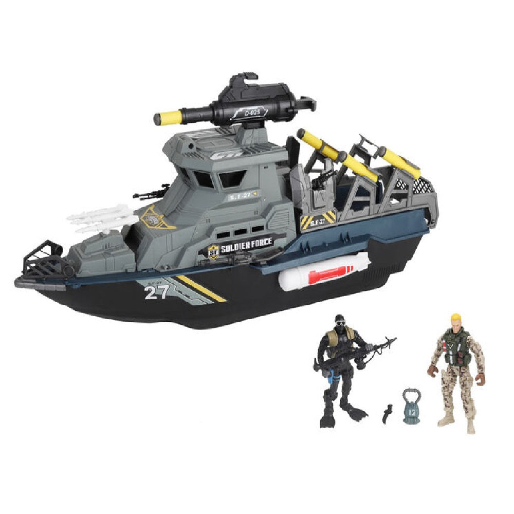 Soldier Force Naval Combat Battleship Playset Soldier Force Naval Combat Battleship Playset