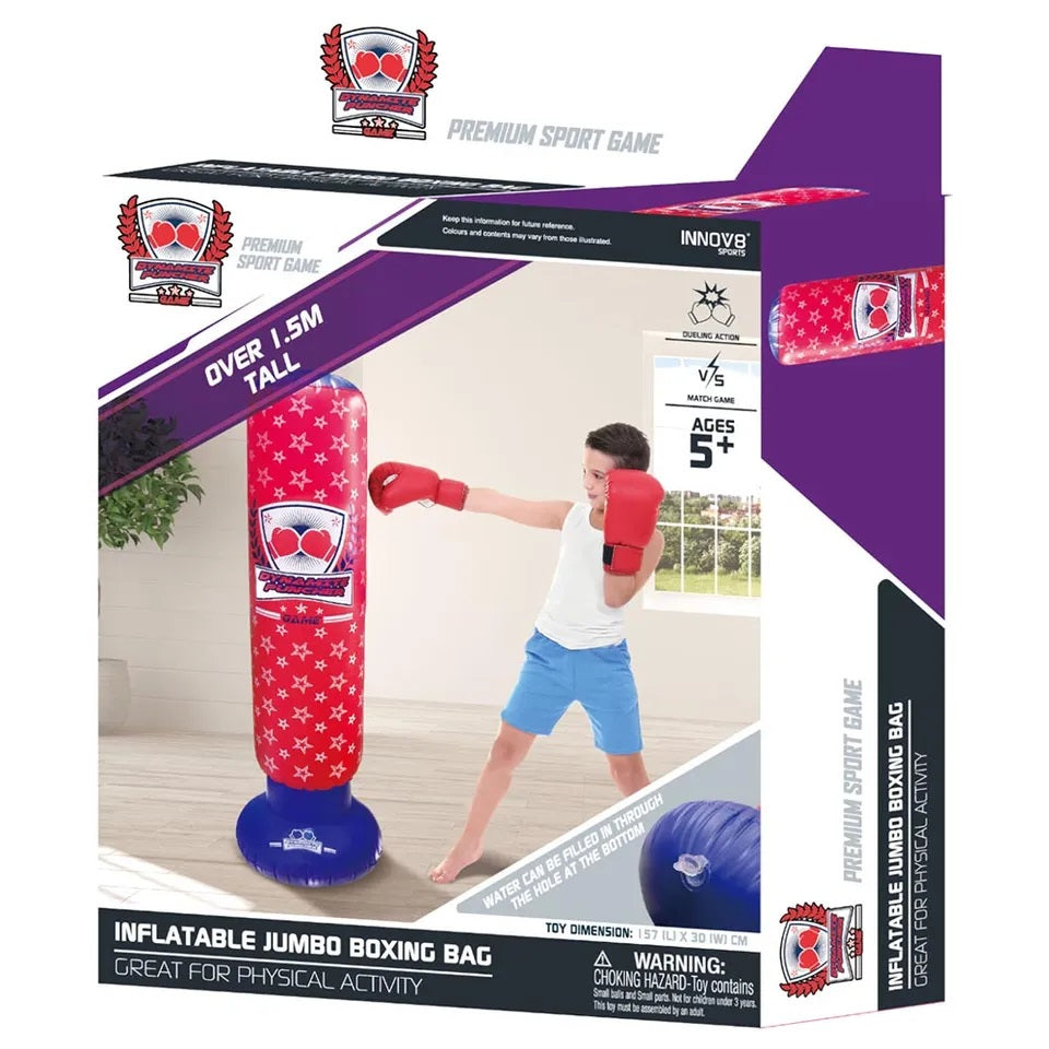 Hostfull Innov8 Inflatable Jumbo Boxing Bag Playset