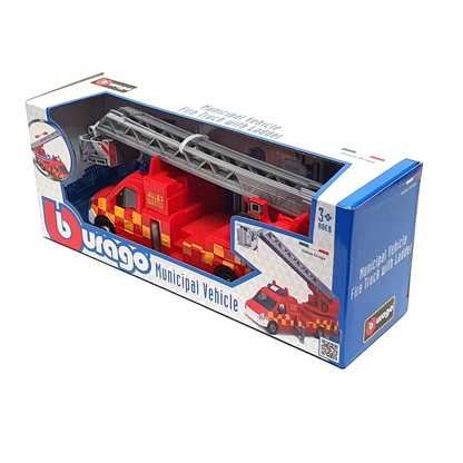 Burago - Municipal Vehicles Fire Truck w/ Ladder (18-32267)