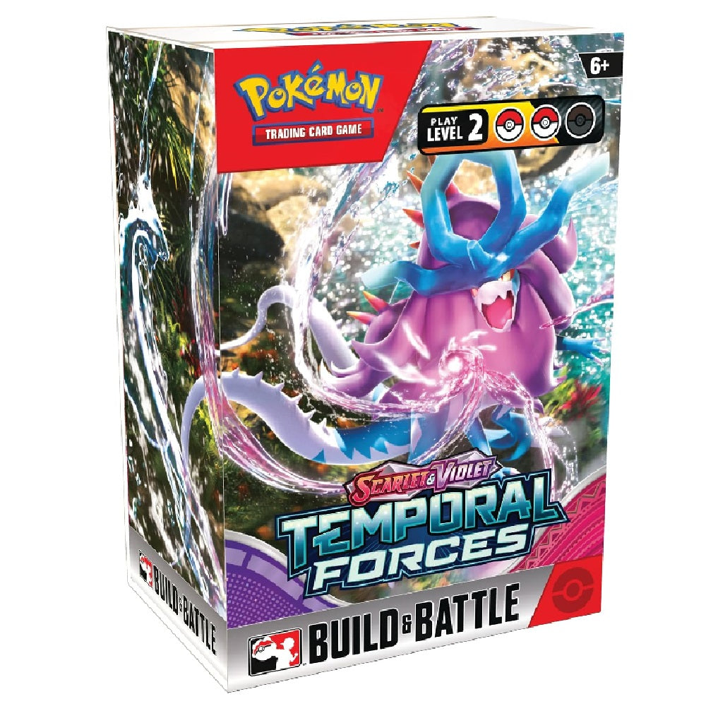 Pokemon TCG: Scarlet Violet SV05 Temporal Forces Build & Battle Box