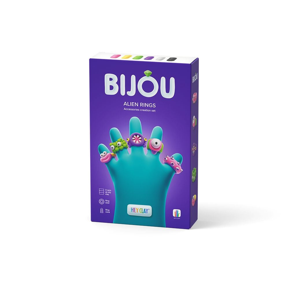 HEY CLAY - Alien Rings, series Bijou, 3 cans