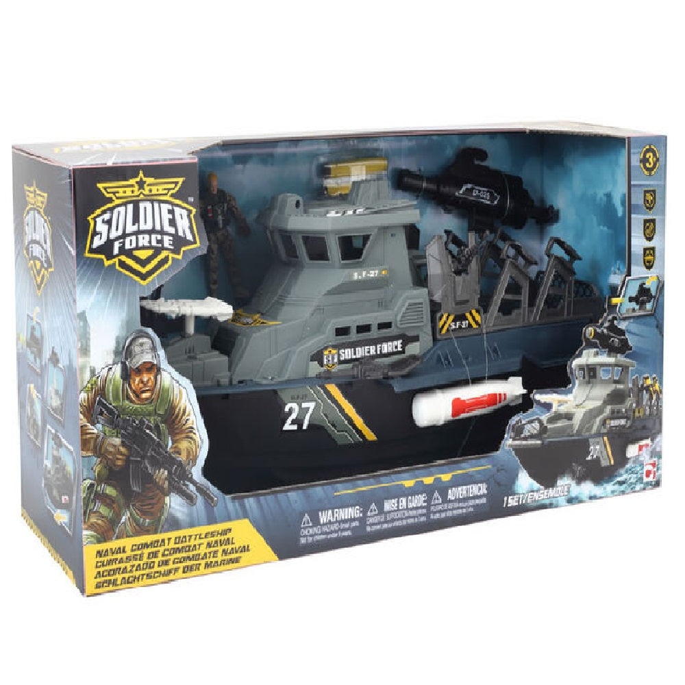 Soldier Force Naval Combat Battleship Playset