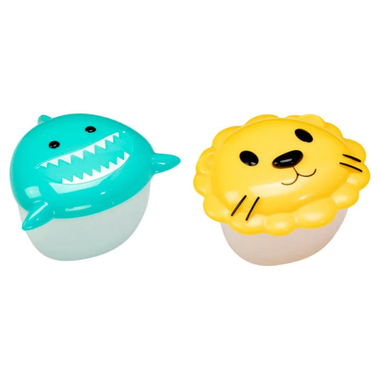 Melii - Snack Container - Shark & Lion - 2pcs